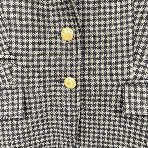 J.Crew Keaton herringbone Gray black Boy Blazer size 2 - Picture 8 of 9